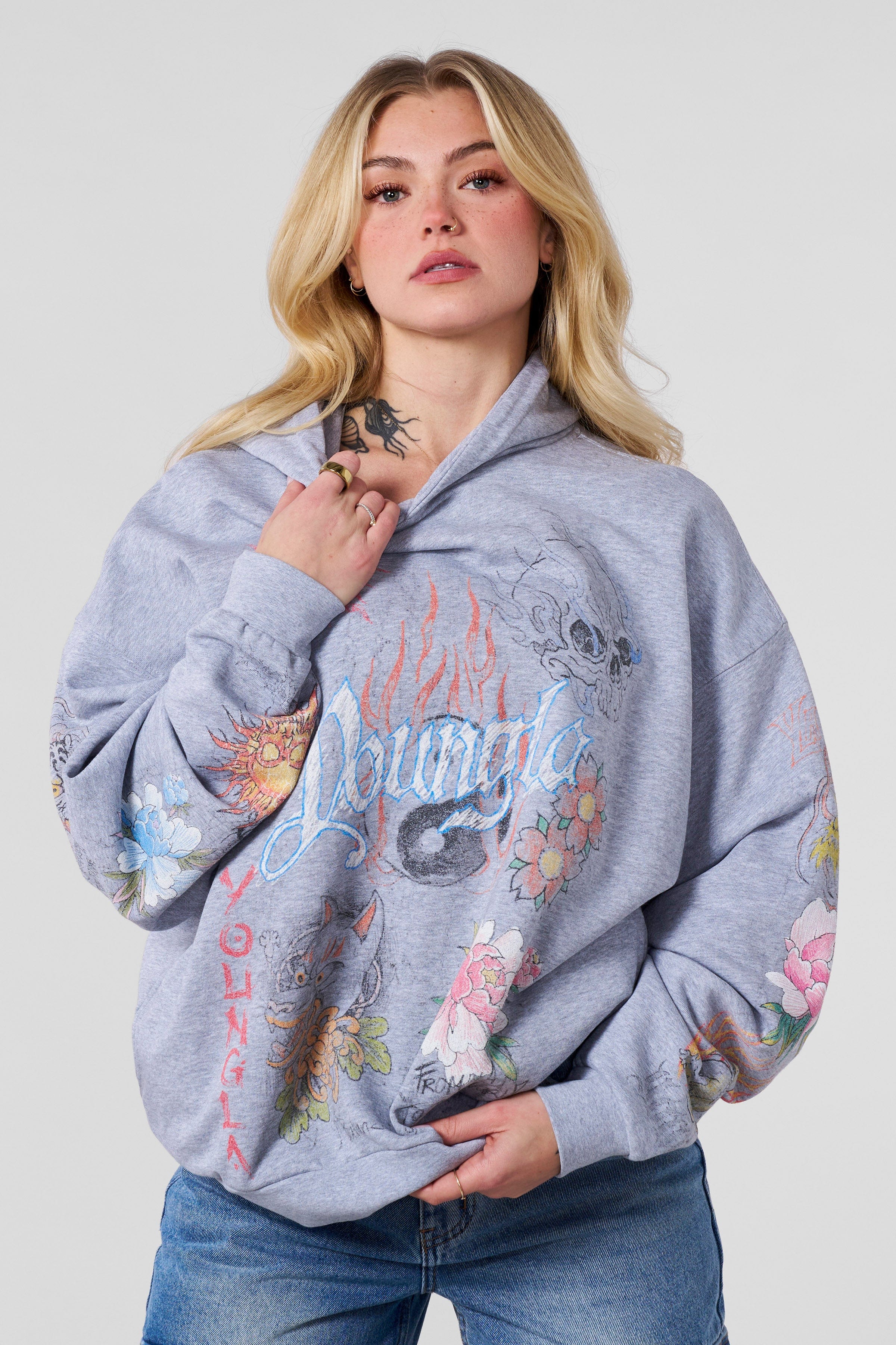 W562 Scribble Hoodie