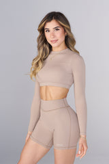 W345 Hybrid Long Sleeve bra