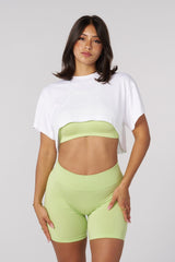 W453 Hourglass Crop tee