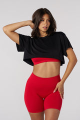 W453 Hourglass Crop tee