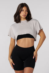 W453 Hourglass Crop tee