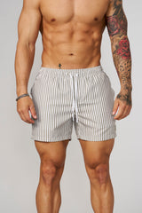 1056 - Striped Swim Shorts