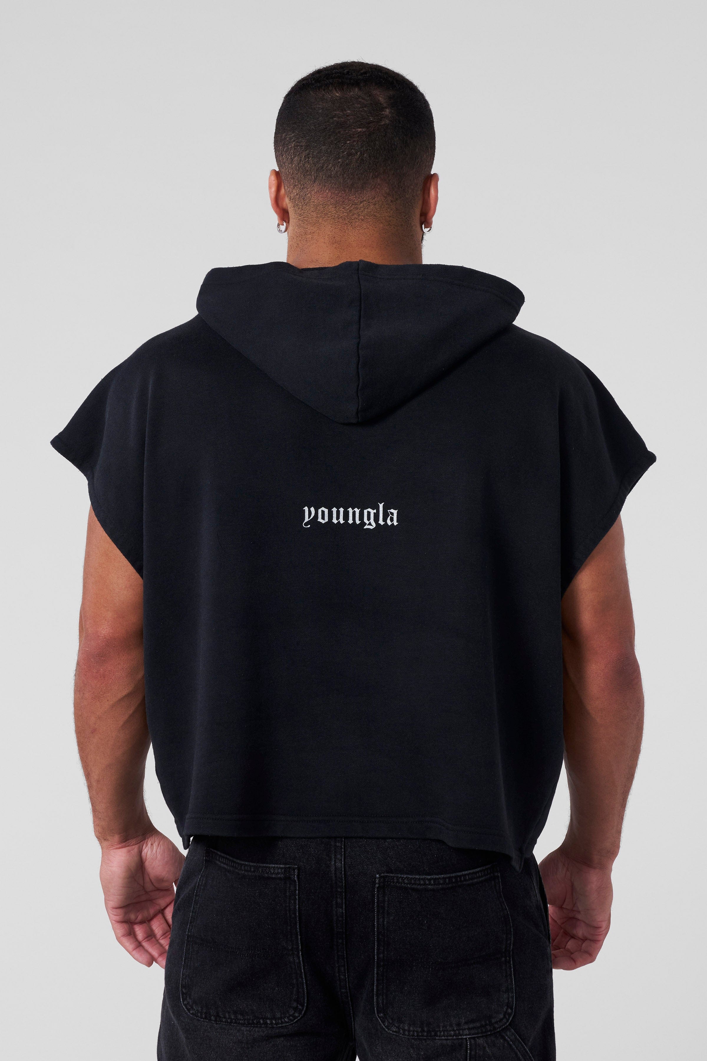 5045 - Angel Cut-Off Hoodies