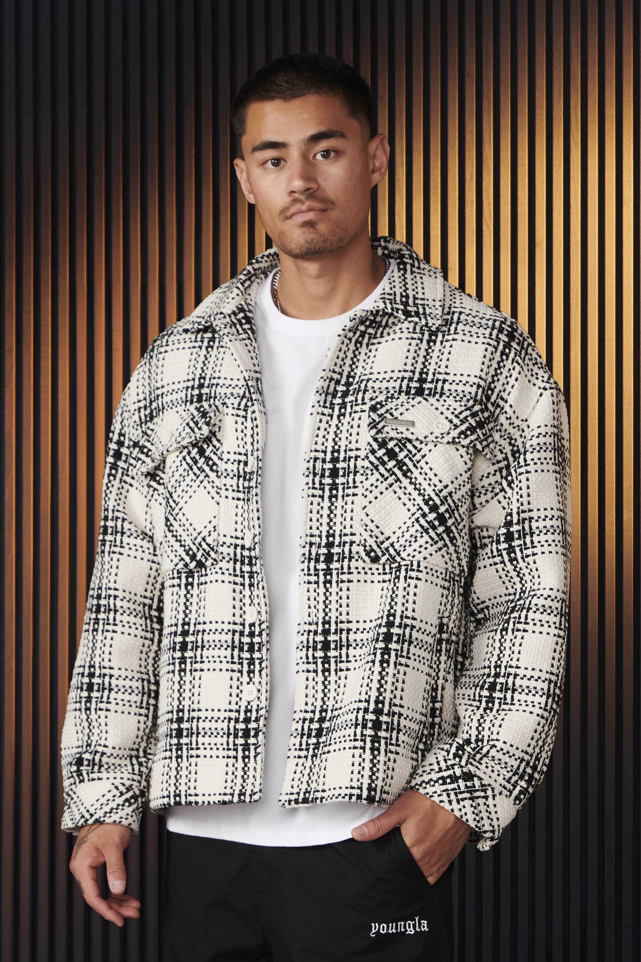 519 -  Woven Flannel Jackets