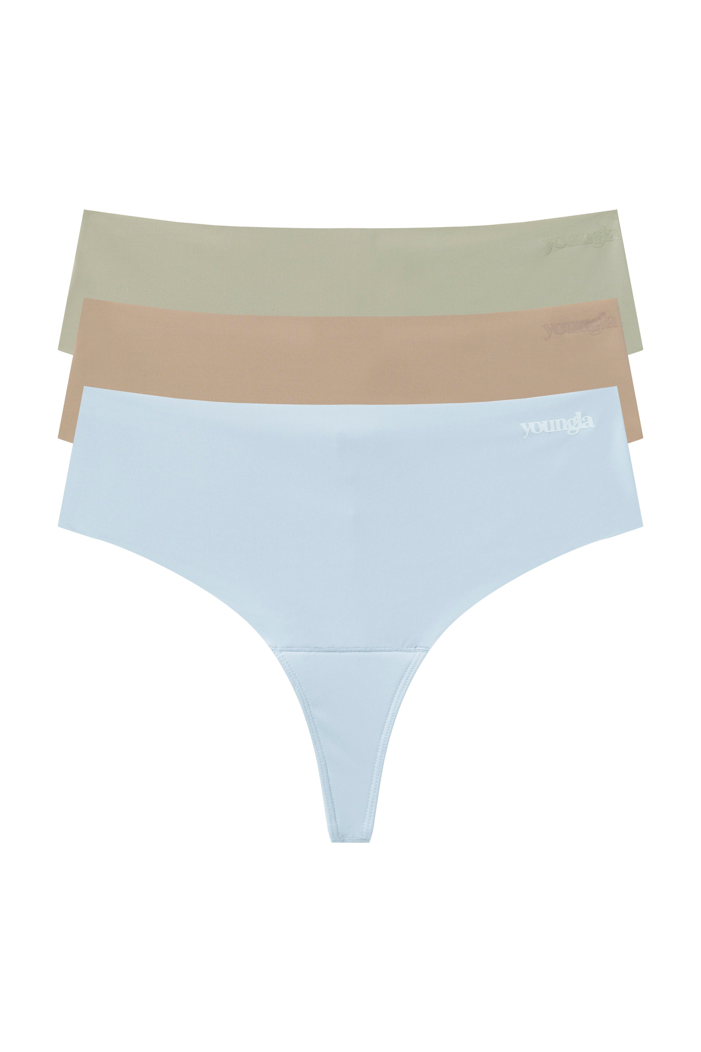 W637 padded thong 3-pack