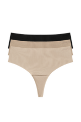 W637 padded thong 3-pack